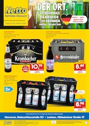 Bier im Netto Marken-Discount Prospekt in Ronnenberg Aktueller Netto Marken-Discount Prospekt mit Bier, "DER ORT, AN DEM DU IMMER AUSGEZEICHNETE PREISE FINDEST.", Seite 1
