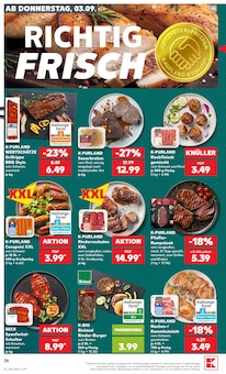 Schweinefilet im aktuellen Kaufland Prospekt (Mönchengladbach) Schweinefilet im Kaufland Prospekt "Hier bin ich richtig" mit 69 Seiten (Mönchengladbach)