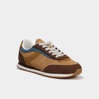 Baskets suédine à lacets marron foncé femme à 35,99 € dans le catalogue La Halle