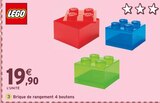 Brique de rangement 4 boutons - LEGO - Intermarché Super Brique de rangement 4 boutons - LEGO à 19,90 € dans le catalogue Intermarché Super
