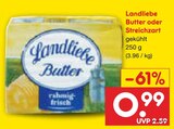 Aktuelles Butter oder Streichzart Angebot bei Netto Marken-Discount in Dresden ab 0,99 €