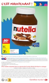 Promos Nutella dans le catalogue "LE MOIS MONOPOLY" de Carrefour Market Nutella en promo dans le catalogue Carrefour Market à la page 2