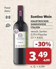 Halbtrocken Sangiovese im Angebot bei combi in Cuxhaven Halbtrocken Sangiovese Angebote von Sontino bei combi Cuxhaven für 3,49 €