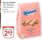 Waffeln von Manner im aktuellen GLOBUS Prospekt