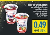 Der Grosse Joghurt Angebote von Bauer bei diska Coburg für 0,49 €