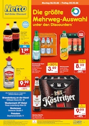 Netto Marken-Discount Discounter Prospekt der aktuellen Woche mit 2 Seiten, gültig von 26.10.2026 bis 31.10.2026, in Kleinmachnow und Umgebung Aktueller Netto Marken-Discount Discounter Prospekt in Kleinmachnow und Umgebung, "DER ORT, AN DEM DU IMMER AUSGEZEICHNETE PREISE FINDEST." mit 2 Seiten, 26.10.2026 - 31.10.2026