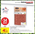 Promo 12 Chipolatas Supérieures à 4,61 € dans le catalogue Intermarché Contact à Campbon