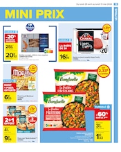 Promos Pizza surgelée dans le catalogue "Maxi format mini prix" de Carrefour à la page 17
