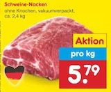 Schweine-Nacken bei Netto Marken-Discount im Neckarbischofsheim Prospekt für 5,79 €
