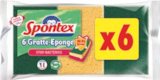 6 Éponges Grattantes - SPONTEX à 3,99 € dans le catalogue Aldi