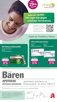 Aktueller mea - meine apotheke Prospekt "Unsere Februar-Angebote" für Göppingen Aktueller mea - meine apotheke Prospekt für Göppingen mit Seiten