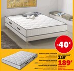 Matelas "zeus" 140x190cm en promo chez Hyper U Colmar à 189,00 €