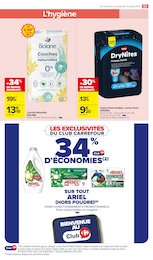 Offre Ariel dans le catalogue Carrefour Market du moment à la page 55