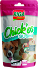 CHICK'OS SUSHI FRIANDISE POUR CHIEN SAUMON POULET RIGA - RIGA en promo chez Auchan Hypermarché Franconville à 1,86 €