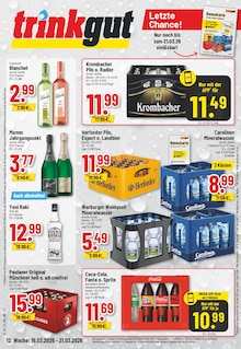 Coca Cola im Trinkgut Prospekt "Aktuelle Angebote" mit 10 Seiten (Lippstadt)