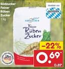 Feiner Rüben Zucker bei Netto Marken-Discount im Bichl Prospekt für 0,69 €