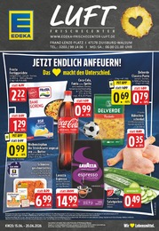 EDEKA Prospekt für Duisburg mit 25 Seiten EDEKA Prospekt für Duisburg: "Aktuelle Angebote", 25 Seiten, 15.06.2026 - 20.06.2026