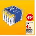 Pack de 24 piles energy - VARTA dans le catalogue Super U