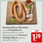 Knackige Wiener Würstchen im Angebot bei EDEKA in Mainz Knackige Wiener Würstchen Angebote bei EDEKA Mainz für 1,29 €