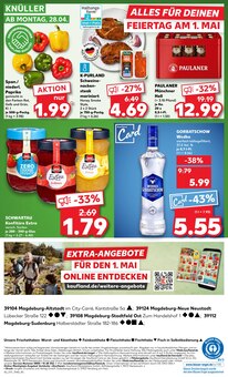 Bier im aktuellen Kaufland Prospekt (Magdeburg) Bier im Kaufland Prospekt "KNÜLLER" mit 50 Seiten (Magdeburg)