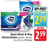 Wisch & Weg Küchentücher Angebote von Zewa bei EDEKA Mannheim für 2,29 €