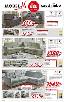 Sitzmöbel im aktuellen Möbel AS Prospekt (Darmstadt) Sitzmöbel im Möbel AS Prospekt "TRAUMHAFT SPAREN!" mit 20 Seiten (Darmstadt)