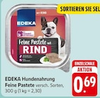 Hundenahrung Feine Pastete bei EDEKA im Babenhausen Prospekt für 0,69 €