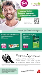 mea - meine apotheke Prospekt für Sankt Augustin: "Unsere August-Angebote", 4 Seiten, 01.08.2026 - 31.08.2026