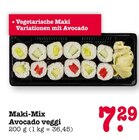 Maki-Mix Avocado Veggi Angebote bei E center Mainz für 7,29 €