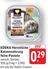 Herzstücke Feine Pastete Sensitiv Angebote von EDEKA bei E center Filderstadt für 0,29 €