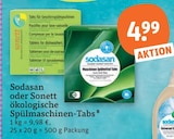 Aktuelles ökologische Spülmaschinen-Tabs Angebot bei tegut in Mannheim ab 4,99 €