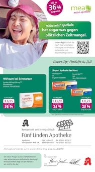 Aktueller mea - meine apotheke Prospekt (Biberach (Riß), 4 Seiten zum blättern mea - meine apotheke Prospekt Unsere Juli-Angebote mit 4 Seiten