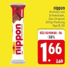 Puffreis mit Schokolade, Das Original von nippon im aktuellen EDEKA Prospekt für 1,66 €