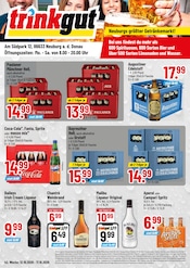 Trinkgut Discounter Prospekt der aktuellen Woche mit 4 Seiten, gültig von 12.10.2026 bis 17.10.2026, in Ehekirchen und Umgebung Aktueller Trinkgut Discounter Prospekt in Ehekirchen und Umgebung, "Aktuelle Angebote" mit 4 Seiten, 12.10.2026 - 17.10.2026