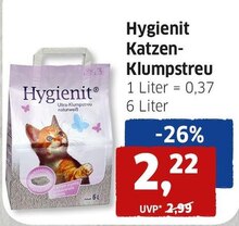 Katzen-Klumpstreu bei BUDNI in Bremerhaven Katzen-Klumpstreu im Angebot bei BUDNI Bremerhaven für 2,22 €