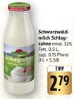 Schlagsahne Angebote von Schwarzwaldmilch bei E center Offenburg für 2,79 €