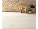 Carrelage de sol extérieur beige, ép. 8 mm "Castillon" - Brico Dépôt à Sarcelles Carrelage de sol extérieur beige, ép. 8 mm "Castillon" en promo chez Brico Dépôt Sarcelles à 16,28 €