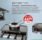 Raclette- / Fondue-Kombi von emerio im aktuellen V-Markt Prospekt für 44,99 €