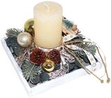 Adventsgesteck auf Holzbrett Angebote bei REWE Jena für 12,99 €