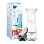 Bouteille filtrante Blanc graphite + 6 filtres microdisc - BRITA dans le catalogue Carrefour