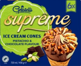 Cônes choco-pistache - GELATELLI en promo chez Lidl Nîmes à 1,85 €