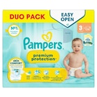 Couches "Duo Pack" - PAMPERS - Carrefour à Perpignan Couches "Duo Pack" - PAMPERS en promo chez Carrefour Perpignan à 31,49 €