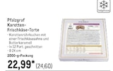 Karotten-Frischkäse-Torte von Pfalzgraf im aktuellen METRO Prospekt