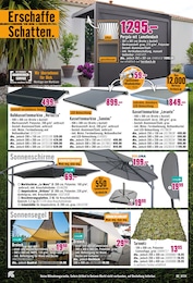 Sonnenschirm Angebot im aktuellen Hornbach Prospekt auf Seite 22