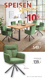 Polstermöbel Fischer Stuhl im Prospekt 