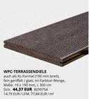 WPC-TERRASSENDIELE im Angebot bei PROFI Wesch in Eisenach WPC-TERRASSENDIELE Angebote bei PROFI Wesch Eisenach für 14,79 €