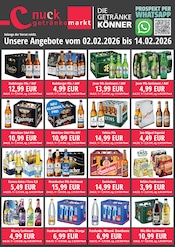 Aktueller Nuck Getränke Prospekt mit Getränke, "DIE GETRÄNKEKÖNNER", Seite 1