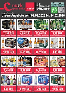 Cola im Nuck Getränke Prospekt "DIE GETRÄNKEKÖNNER" mit 2 Seiten (Pirna)