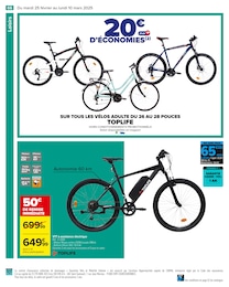 Offre Vélo Électrique dans le catalogue Carrefour du moment à la page 68