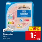 Bierschinken im Angebot bei Netto Marken-Discount in Borken Bierschinken Angebote von Hofmair bei Netto Marken-Discount Borken für 1,00 €